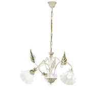 Dekorativní - FAN I-ISOTTA-3 Závěsné svítidlo Isotta, slonová kost, 3 x E14, 60 x 80 cm - FANEUROPE