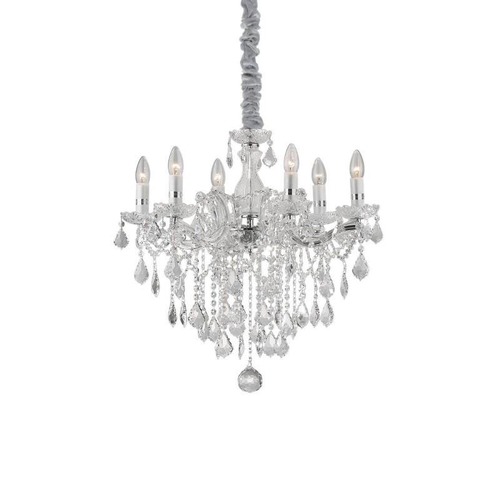 Dekorativní - ILUX 035628 Závěsné svítidlo Ideal Lux Florian SP6 cromo 035628 chromové 60cm - IDEALLUX - foto 1