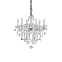 Dekorativní - ILUX 035628 Závěsné svítidlo Ideal Lux Florian SP6 cromo 035628 chromové 60cm - IDEALLUX