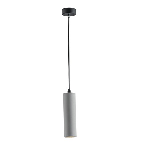 Subtilní - FAN I-KRUK-R-S1 Závěsné svítidlo Kruk kruhové, šedé, 1 x GU10, 7 x 130 cm - FANEUROPE - foto 1