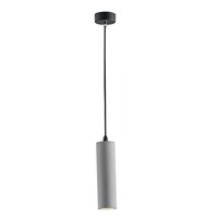 Subtilní - FAN I-KRUK-R-S1 Závěsné svítidlo Kruk kruhové, šedé, 1 x GU10, 7 x 130 cm - FANEUROPE