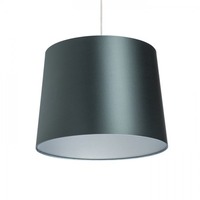 Stínidla, kryty, clony - RED R11578 ASPRO 40/30 stínidlo Monaco petrolejová / stříbrné PVC  max. 23W - RED - DESIGN RENDL