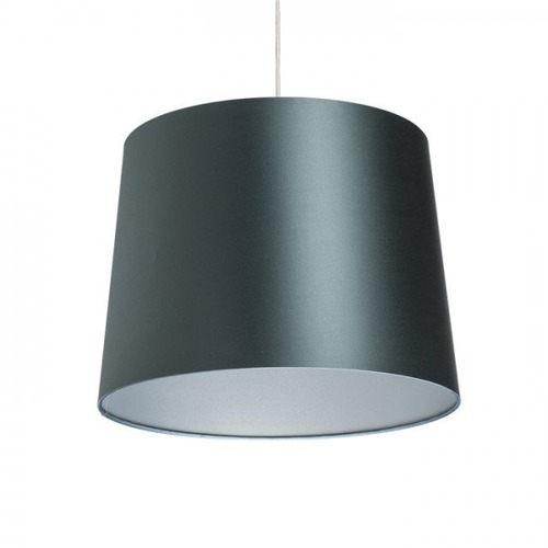 Stínidla, kryty, clony - RED R11578 ASPRO 40/30 stínidlo Monaco petrolejová / stříbrné PVC  max. 23W - RED - DESIGN RENDL - foto 1