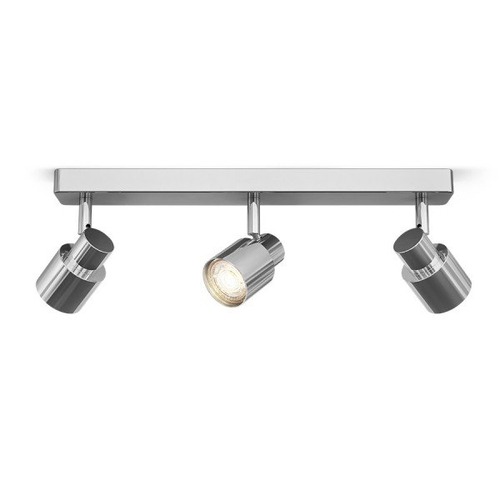 K zrcadlu - RED R13704 VALTO III přisazená chrom 230V GU10 LED 3x5W IP44 - RED - DESIGN RENDL - foto 1