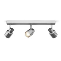 K zrcadlu - RED R13704 VALTO III přisazená chrom 230V GU10 LED 3x5W IP44 - RED - DESIGN RENDL