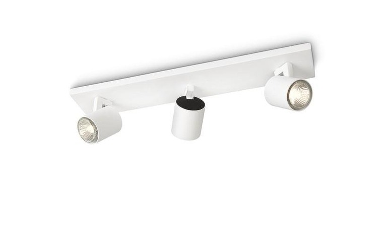 Bodová - PH 53093/31/12 Bodové svítidlo Philips Runner 53093/31/12 bílé 3x max.50W - PHILIPS (915004327601) - foto 1
