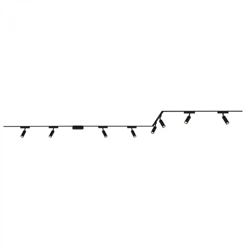 Lištové Briloner 48V - BRILO 8039085 Luxtrail lištový systém, 8x LED spoty, do U/Z, černá - BRILO - foto 1