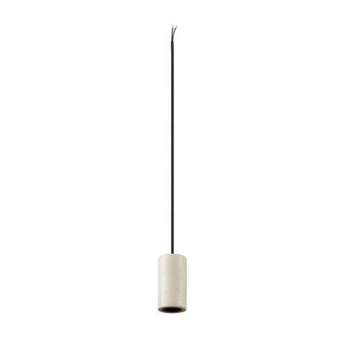 Sestavte si sami - LA 1010418 FITU PD E27, kámen, závěsné svítidlo, délka závěsu 500 cm, otevřená koncovka kabelu, 1 x max. 15 W, béžová - BIG WHITE (SLV) - foto 1