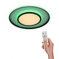 Kruhová - LD 11627-18 ARENDA LED stropní svítidlo, černá, stmívatelné, dálkový ovladač, paměť RGB+2700-5000K - LEUCHTEN DIREKT / JUST LIGHT