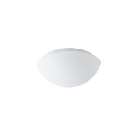 Plafoniéry - OS AUR40010 AURA 1 stropní/nástěnné skleněné svítidlo bílá IP43 25W E27 - OSMONT