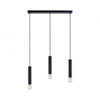 Vícečetná - LD 15618-18 BRUNA LED závěsné svítidlo, nadčasové, jednoduché, černá, vnitřní svítidlo, 3 ramenné - LEUCHTEN DIREKT / JUST LIGHT