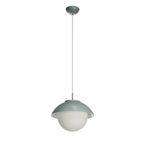 Koule - OS LUK60028 LUKIDA ST2 závěsné skleněné svítidlo šedá / bílá IP40 3000 K 20W LED - OSMONT - foto 1
