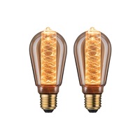 E27 - P 5068 Inner Glow Edition sada LED žárovka E27 230V 2x4W 1800K zlatá spirála - PAULMANN