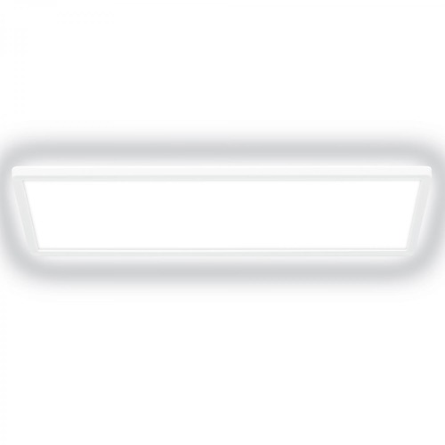 Hranatá - BRILO 7550016 Tava A LED stropní svítidlo, energetická třída A, přímé a nepřímé osvětlení, 50.000h životnost, 58cm, bílé - BRILO - foto 1