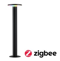 Sloupková - P 94756 LED stojací svítidlo Smart Home Zigbee Plate IP44 600mm RGBW+ 5W 230V antracit kov/umělá hmota - PAULMANN