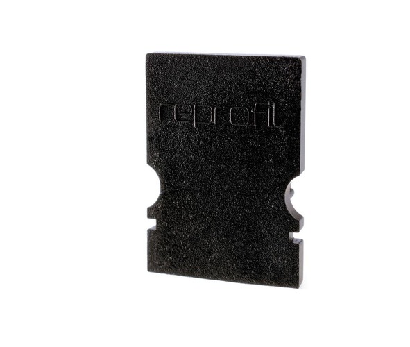 Krytky pro Al profily - IMPR 979102 Koncovka H-AU-02-08 černá 14 mm 2 ks - LIGHT IMPRESSIONS - foto 1