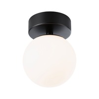 Kruhová - P 71071 Selection Bathroom LED stropní svítidlo Gove IP44 3000K 230V 5W černá mat/satén - PAULMANN