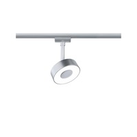 Svítidla - P 95593 URail LED lištový spot 3-krokové-stmívatelné Circle 5W 4000K stmívatelné 230V matný chrom - PAULMANN