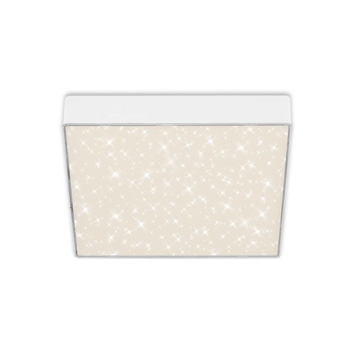 Hranatá - BRI 7077-416 LED stropní svítidlo hvězdné nebe, 21,2 cm, 16 W, bílé - BRILONER - foto 1