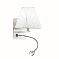 S ramenem - FAN I-090111-5A Nástěnné svítidlo Helly, kruhové, bílé, LED + 1 x E14, 3 W, 60 lm, 4500 K, 20 x 30 x 24 cm - FANEUROPE