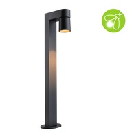 Sloupková - P 94823 Sloupkové svítidlo Kimu 1 Outdoor 230V neláká hmyz IP44 2200K 7,8W 500lm antracit  - PAULMANN
