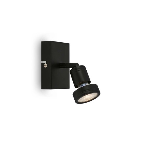 Bodová - BRI 2926-015 Bodové svítidlo 10 cm 1xGU10 4,9W 460lm černá - BRILONER - foto 1