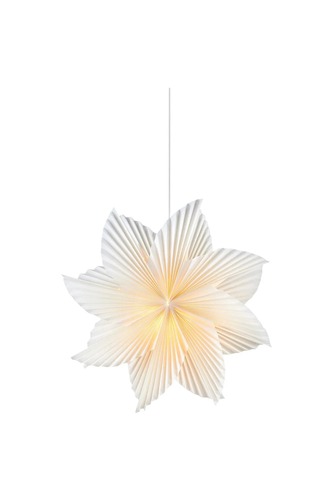 Interiérové dekorace - MAR 706131 Noomi bílá závěsná hvězda 60 cm - Markslöjd - foto 1