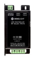 Ovladače pro vícebarevné LED pásky, RGB, RGBW - IMPR 843067 Deko-Light řídící jednotka RF Color + White 12/24/48V DC rádiovédálkové ovladání 4 CH