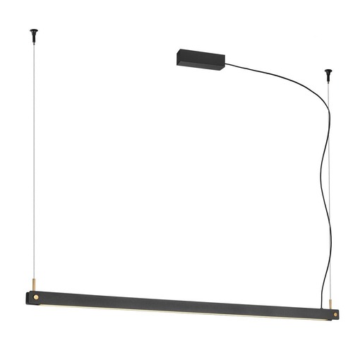 Podélná - LA 1003530 NOYA PD PHASE vnitřní LED závěsné svítidlo černé CCT switch 2700/3000 K - BIG WHITE (SLV) - foto 1