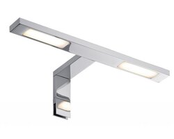 Přisazená - P 99385 Svítidlo nad zrcadlo a skříň Galeria LED Double Hook 2x3,2W chrom - PAULMANN