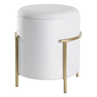 Ostatní - EG 424135 Taburetka v.465 bílá/zlatá MASHIKE 424135 - LIVING