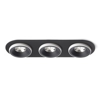 Kruhová - RED R14577 SHARM LED vestavné světlo, sady černá/bílá - RED - DESIGN RENDL