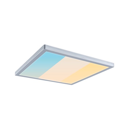 Hranatá - P 71273 LED Panel Atria Shine IP44 hranaté mm 15,7W 3000 - 6500K matný chrom - PAULMANN - foto 1