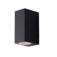 Nástěnná - FAN I-QUBO-AP2 ANT Venkovní nástěnné svítidlo Qubo antracitové, 2xGU10, IP54, 15,1 x 9,3 x 6,7 cm - FANEUROPE