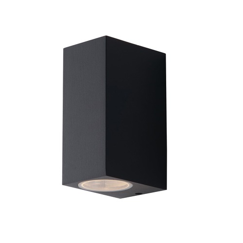 Nástěnná - FAN I-QUBO-AP2 ANT Venkovní nástěnné svítidlo Qubo antracitové, 2xGU10, IP54, 15,1 x 9,3 x 6,7 cm - FANEUROPE - foto 1