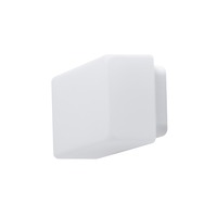 Hranatá - OS JEN59735 JENA 1 stropní/nástěnné skleněné svítidlo bílá IP43 4000 K 7W LED - OSMONT