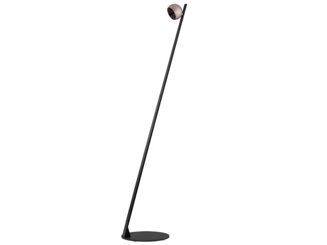 Stojací lampy - NV 9088124 Stojací lampa dotyková LUSA LED 6W 779lm 3000K černá / šampaň 146,5cm - NOVALUCE - foto 1