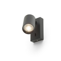 Bodová - RED R13925 DUDE nástěnná černá 230V LED GU10 9W - RED - DESIGN RENDL
