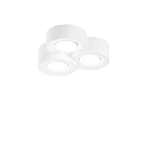 Downlight - FAN I-ATHEN-R3 Stropní svítidlo Athen kruhové, bílé, 3 x GX53, 26 x 7,3 cm - FANEUROPE - foto 1