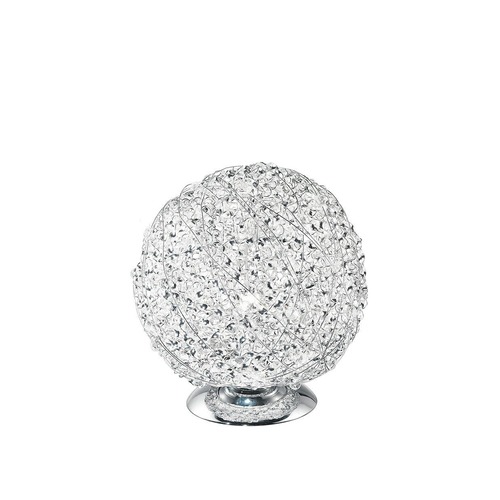 Stolní lampy dekorační - FAN I-ASTRA/L Stolní lampa Lume Astra, hliník/chrom, 1 x E27, 20 x 21 cm - FANEUROPE - foto 1