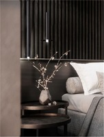 Subtilní - NV 9540201 Závěsné svítidlo DANDIA černý hliník LED závěsné svítidlo 6W 3000K - NOVA LUCE