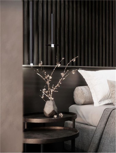 Subtilní - NV 9540201 Závěsné svítidlo DANDIA černý hliník LED závěsné svítidlo 6W 3000K - NOVA LUCE - foto 1