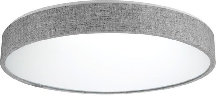 Kruhová - AZZ AZ2717 LED Stropní přisazené svítidlo Azzardo Collodi 48 CCT grey AZ2717 50W 3400lm 3000-6500K IP20 48cm šedé stmívatelné s dálkovým ovladačem - AZZARDO - foto 1