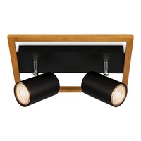 Bodová - BRILO 2138025 Spot, 27 cm, 2x GU10, max. 9W, černá - BRILO