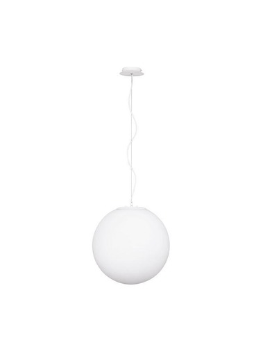 Koule - NV 920422 Závěsné svítidlo NEVOSO opálové sklo a bílý kov E27 1x12W 230V IP20 bez žárovky - NOVA LUCE - foto 1