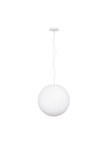 Koule - NV 920422 Závěsné svítidlo NEVOSO opálové sklo a bílý kov E27 1x12W 230V IP20 bez žárovky - NOVA LUCE