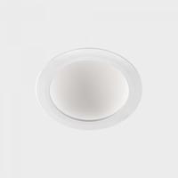 Koupelnová - KHL K50405.03.RF.WH-WH.ST.8.40 DISC TINA DEEP zapuštěné svítidlo s rámečkem pr. 220 mm bílá 24 W CRI &gt;80 4000K Non-Dimm - KOHL-Lighting