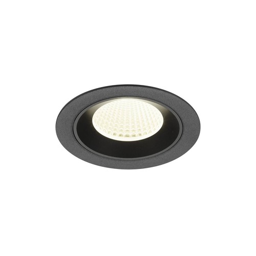 Kruhová - LA 1009634 NUMINOS® M Stropní vestavné svítidlo, 4000 K, 40°, IP20, kulaté, černé - BIG WHITE (SLV) - foto 1