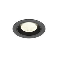 Kruhová - LA 1009634 NUMINOS® M Stropní vestavné svítidlo, 4000 K, 40°, IP20, kulaté, černé - BIG WHITE (SLV)