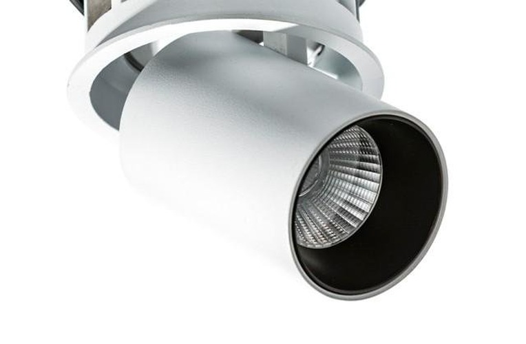 Kruhová - AZZ AZ2828 LED Stropní zápustné bodové svítidlo Azzardo Luna 15W Dimm white/black AZ2828 15W 1270lm 3000K stmívatelné bílo-černé - AZZARDO - foto 1